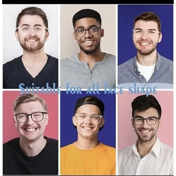 2~Hunsquer Blue Light Blocking Glasses for Women & Men~ Computer, Phone, Gaming - Picture 6 of 16